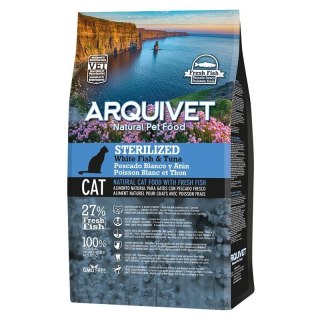 Arquivet Sucha karma dla kotów sterylizowanych z białą rybą i tuńczykiem 1,5 kg Arquivet
