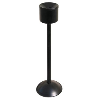 Popielniczka samogasnąca wolnostojąca na słupku wewnętrzna czarna śr. 15cm wys. 86cm