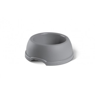 Miska plastikowa dla psów S, 0,38L, szara, śr. 17cm, BARRY KING