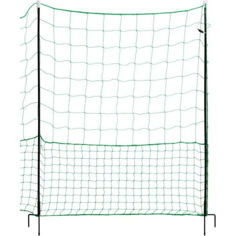 Siatka ogrodzenie ochronne hodowlane dla kur drobiu 1,25 x 25 m
