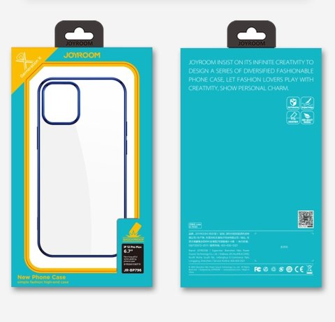 NBS ultra cienkie przezroczyste etui z metaliczną ramką do iPhone Pro Max 12 czarny