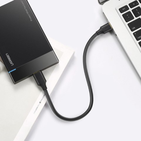 Kabel przewód do dysku USB-A 3.0 - Micro USB-B SuperSpeed 5Gb/s 1m czarny