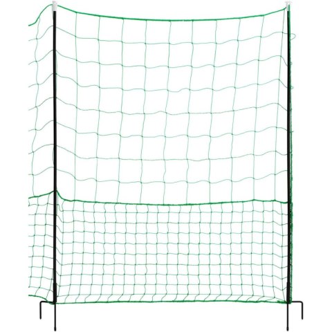Siatka zagroda ogrodzenie ochronne hodowlane dla kur drobiu 1.25 x 25 m