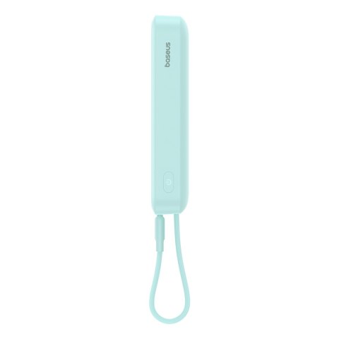Mini Powerbank MagSafe 10000mAh 20W z kablem Lightning do iPhone 0.3m niebieski