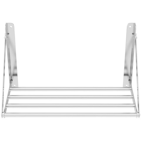 Półka ścienna wisząca rurkowa składana STAL 60 x 30 cm