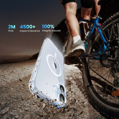Etui case Classy Clear Magnetic na iPhone 16 - przezroczyste