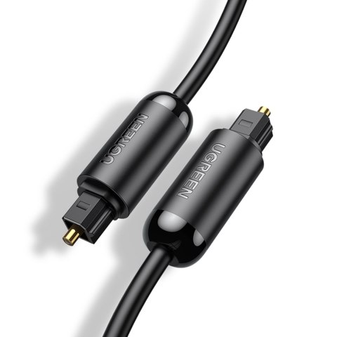 Kabel przewód optyczny audio Toslink SPDIF 1m - czarny