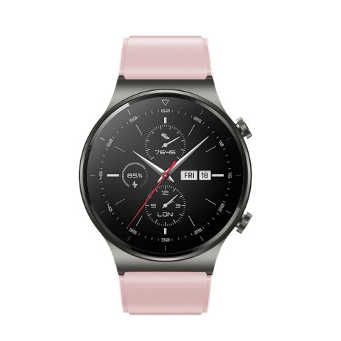 Pasek silikonowy do zegarka Huawei Watch GT 2/3/4/2 Pro/3 Pro/4 Pro/GT 2e 46mm - pudrowy