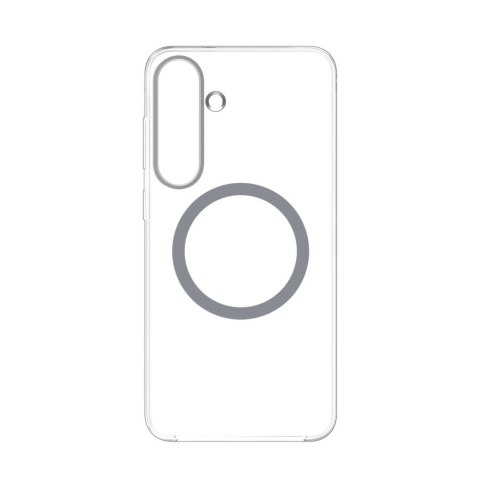 Etui silikonowe plecki Samsung Clear Magnet Case z ringiem magnetycznym do Samsung Galaxy S25 - przezroczyste