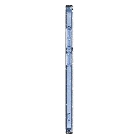 Etui na Samsung Galaxy S25 Liquid Crystal - brokatowo przezroczyste