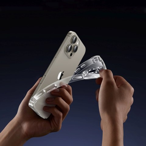 Etui ochronne na iPhone 16 Pro Max Bright Cushion CA101 - przezroczyste