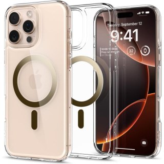 Etui ochronne na iPhone 16 Pro Ultra Hybrid Mag z MagSafe - przezroczyste złote