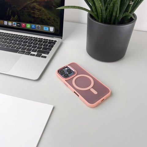 Etui plecki na Samsung Galaxy S25 Fashion Case MagSafe - różowe