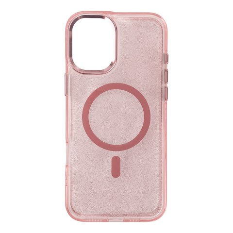Etui pokrowiec na Samsung Galaxy S25 Glitter Case - różowe z brokatem