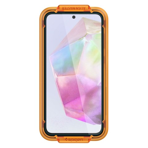 Szkło hartowane z ramką montażową na Samsung Galaxy A35 Glas tR AlignMaster - 2 szt.