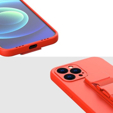 Silikonowe etui ze smyczą paskiem do Xiaomi Redmi Note 11 Pro Rope Case - czarny