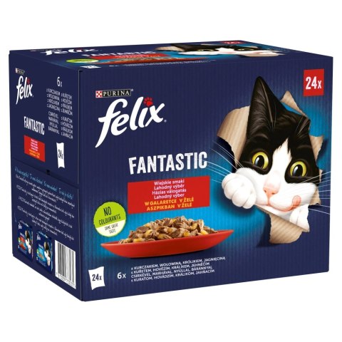 Felix Fantastic Wiejskie Smaki W Galaretce 24x85g