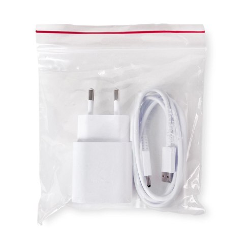 Ładowarka sieciowa Samsung USB-A 8W z kablem microUSB - biała