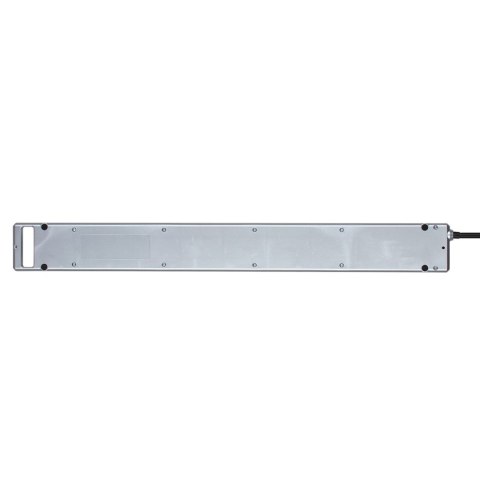 Listwa antyprzepięciowa Super-Solid 8 gniazd 2.5m 13.500A - srebrna