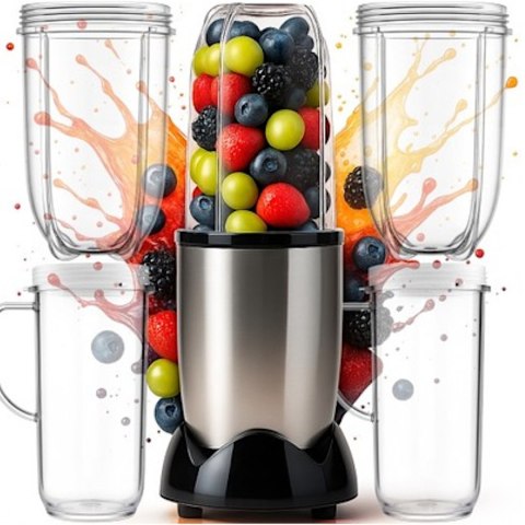 Blender kielichowy z funkcją sokowirówki 4 kubki 250 W