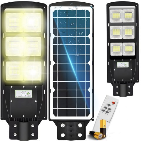 Lampa solarna uliczna miejska z czujnikiem ruchu zmierzchu LED PILOT 270 W