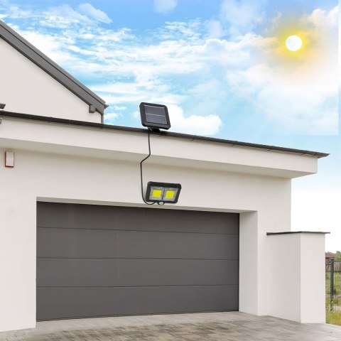 Lampa solarna zewnętrzna z czujnikiem ruchu 108 LED 2200 W