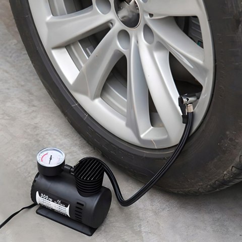 Kompresor sprężarka pompka samochodowa 3 końcówki 20.7 BAR 12 V