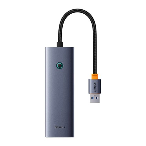 4w1 HUB adapter USB-A RJ45 - szary 4w1 HUB adapter USB-A RJ45 - szary