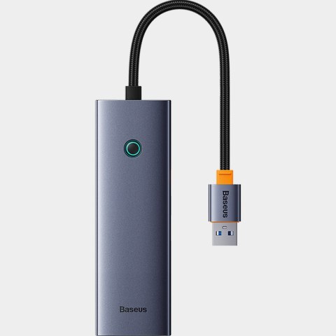 4w1 HUB adapter USB-A RJ45 - szary 4w1 HUB adapter USB-A RJ45 - szary