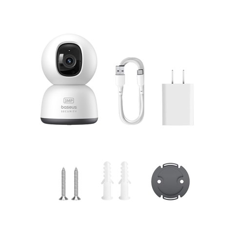 Kamera wewnętrzna Security P1 Lite do monitoringu microSD Wi-Fi 2K - biała Kamera wewnętrzna Security P1 Lite do monitoringu microSD Wi-Fi 2K - biała