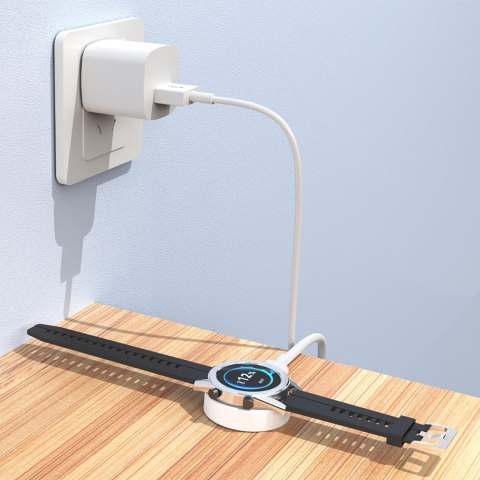 Ładowarka bezprzewodowa do smartwatchy zegarków Huawei - biała Ładowarka bezprzewodowa do smartwatchy zegarków Huawei - biała