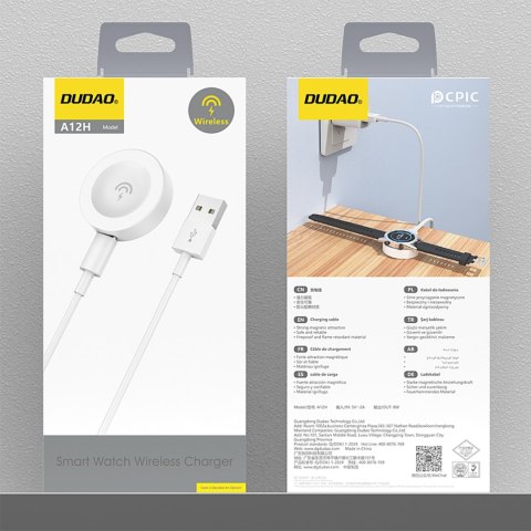 Ładowarka bezprzewodowa do smartwatchy zegarków Huawei - biała Ładowarka bezprzewodowa do smartwatchy zegarków Huawei - biała