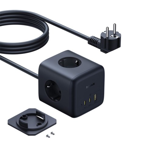 Listwa zasilająca kostka USB-A USB-C gniazdo EU 67W 1.5m Listwa zasilająca kostka USB-A USB-C gniazdo EU 67W 1.5m
