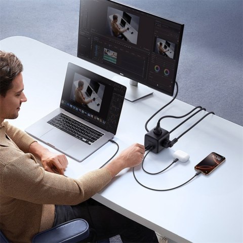 Listwa zasilająca kostka USB-A USB-C gniazdo EU 67W 1.5m Listwa zasilająca kostka USB-A USB-C gniazdo EU 67W 1.5m