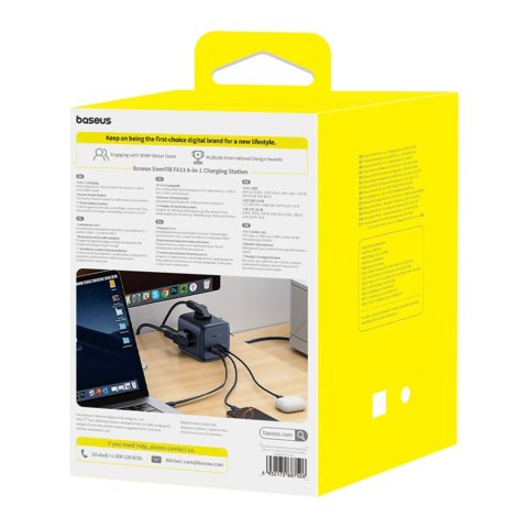 Listwa zasilająca kostka USB-A USB-C gniazdo EU 67W 1.5m Listwa zasilająca kostka USB-A USB-C gniazdo EU 67W 1.5m