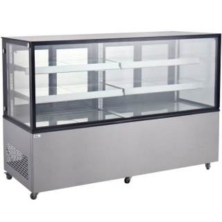 Witryna chłodnicza ekspozycyjna 2 półki 610 l 500 W 1824x677x1230 mm