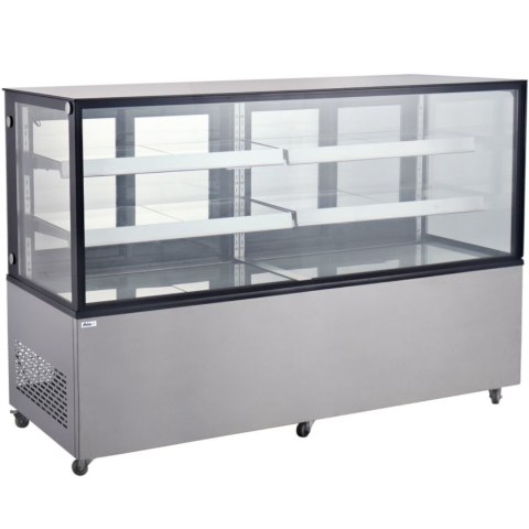 Witryna chłodnicza ekspozycyjna 2 półki 610 l 500 W 1824x677x1230 mm