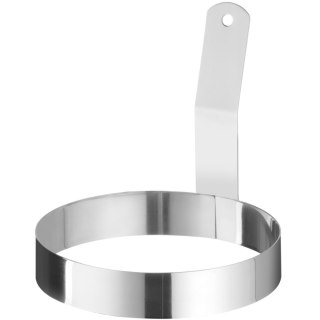 Forma obręcz pierścień z uchwytem do jajek sadzonych STAL śr. 128 mm