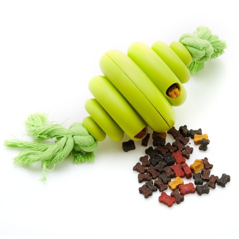 Silikonowy szarpak na przysmaki żółty