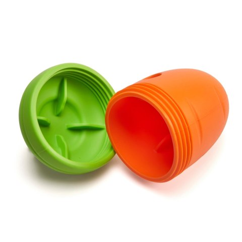 Silikonowa zabawka na przysmaki marchewka