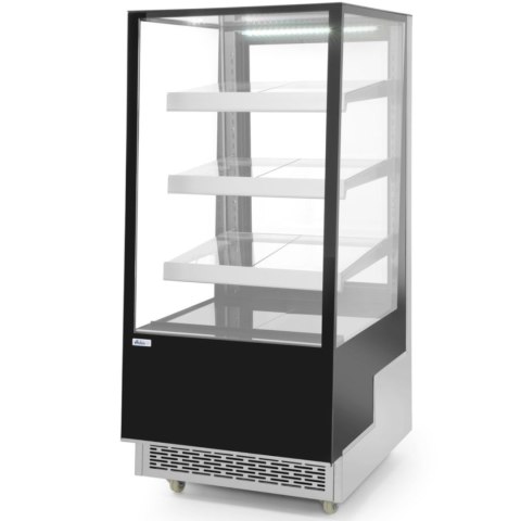 Witryna chłodnicza przeszklona ekspozycyjna 3 półki 300 l 480 W