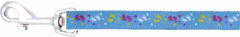 Smycz NT Happet SL12 niebieska w łapki 1.5 cm Smycz NT Happet SL12 niebieska w łapki 1.5 cm