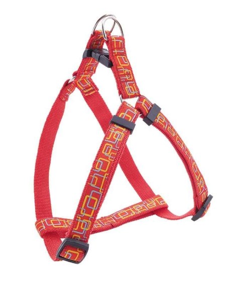 Szelki Happet S133 fiolet serca/kości 2cm Szelki Happet S133 fiolet serca/kości 2cm